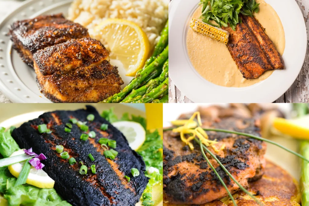 Blackened fish