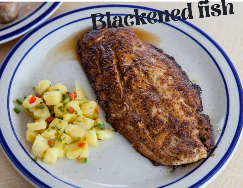 Blackened fish